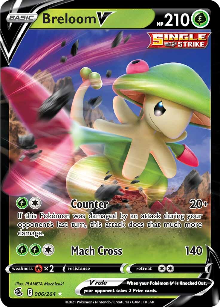 Breloom V (006/264) [Sword & Shield: Fusion Strike] | Eastridge Sports Cards & Games