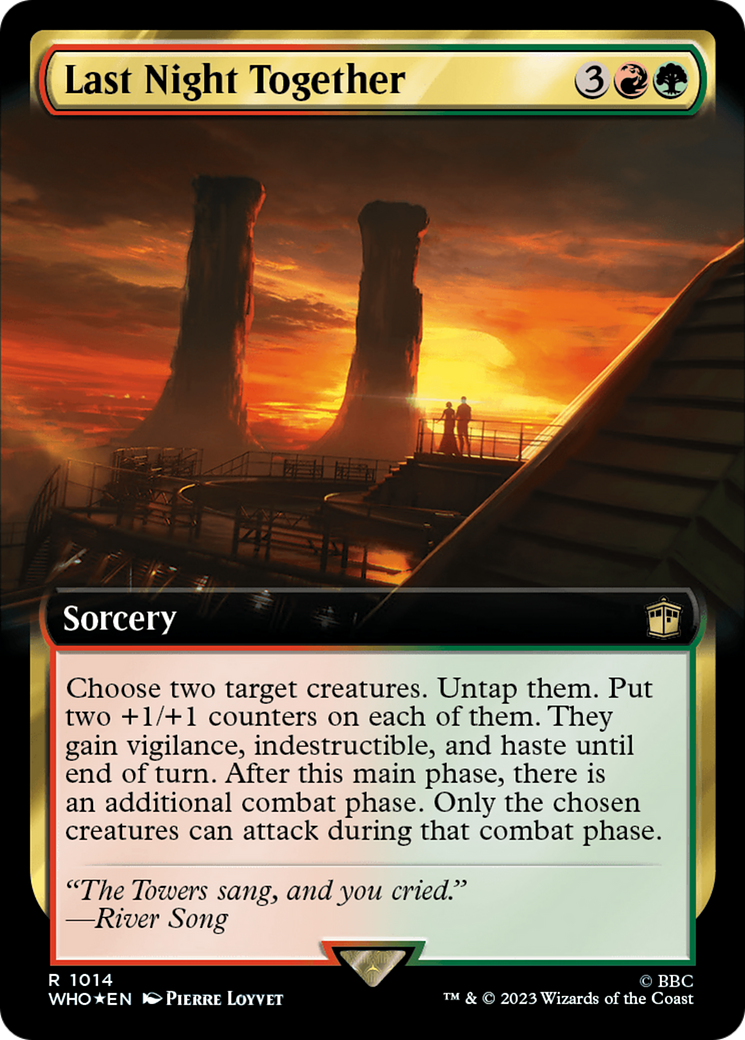Last Night Together (Extended Art) (Surge Foil) [Doctor Who] | Eastridge Sports Cards & Games