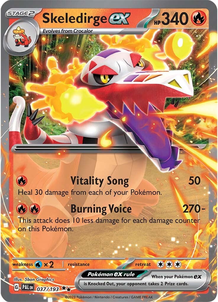 Skeledirge ex (037/193) [Scarlet & Violet: Paldea Evolved] | Eastridge Sports Cards & Games