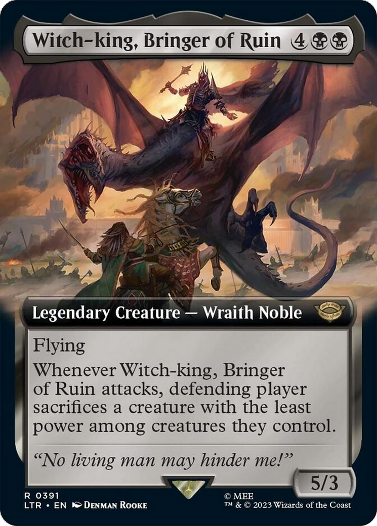 Witch-king, Bringer of Ruin (Extended Alternate Art) [The Lord of the Rings: Tales of Middle-Earth] | Eastridge Sports Cards & Games