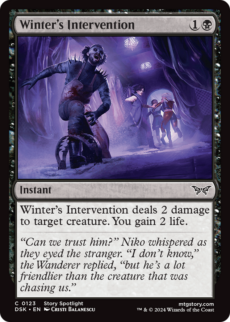 Winter's Intervention [Duskmourn: House of Horror] | Eastridge Sports Cards & Games