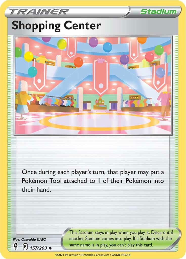Shopping Center (157/203) [Sword & Shield: Evolving Skies] | Eastridge Sports Cards & Games