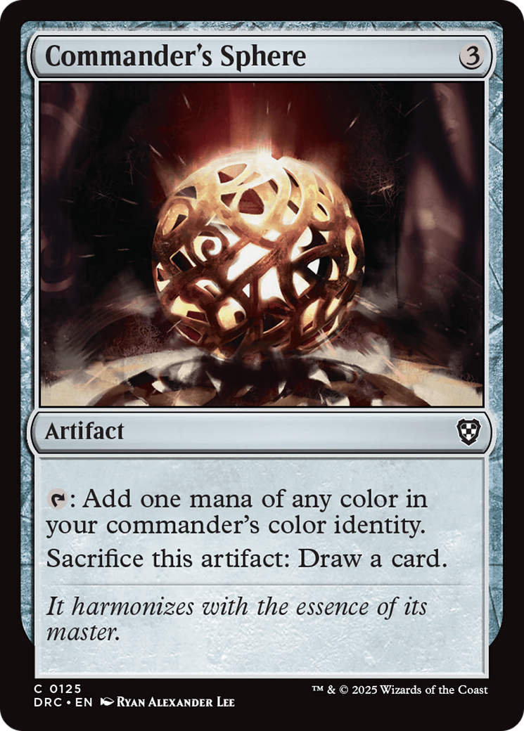 Commander's Sphere [Aetherdrift Commander] | Eastridge Sports Cards & Games