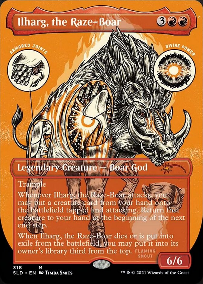 Ilharg, the Raze-Boar (Borderless) [Secret Lair Drop Series] | Eastridge Sports Cards & Games