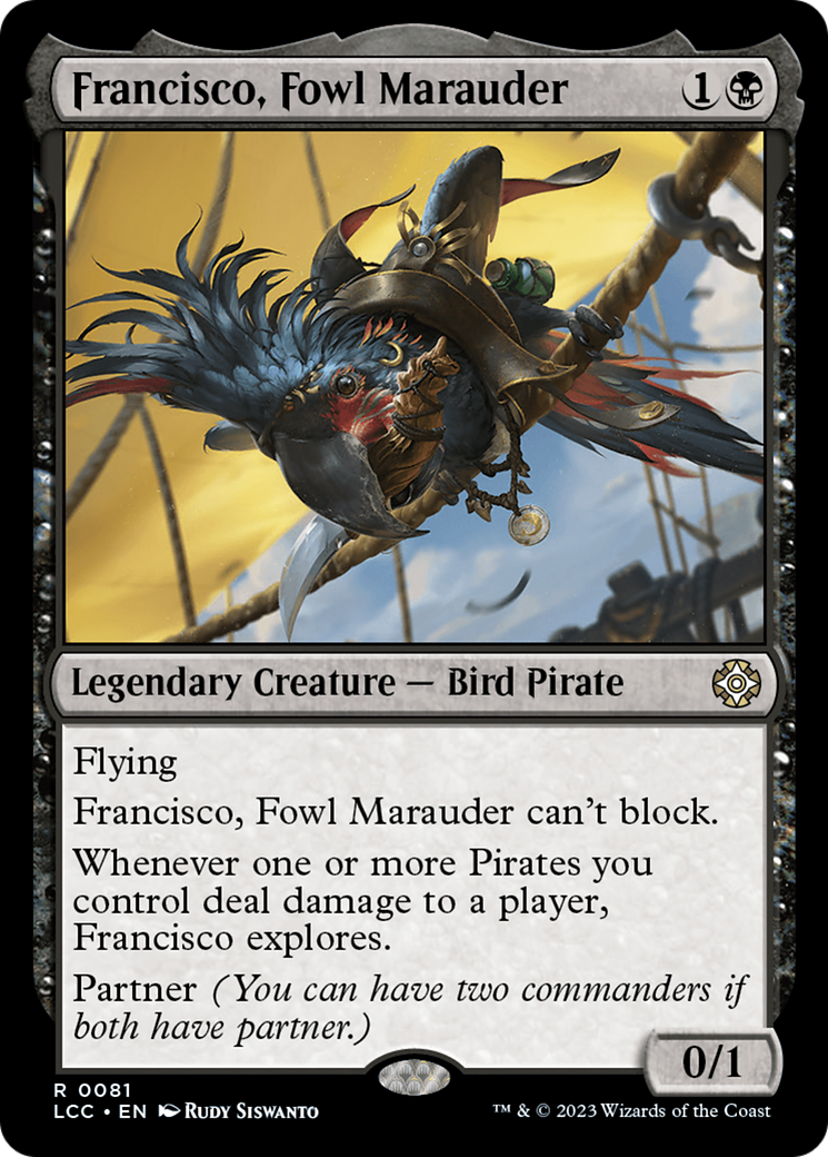 Francisco, Fowl Marauder [The Lost Caverns of Ixalan Commander] | Eastridge Sports Cards & Games
