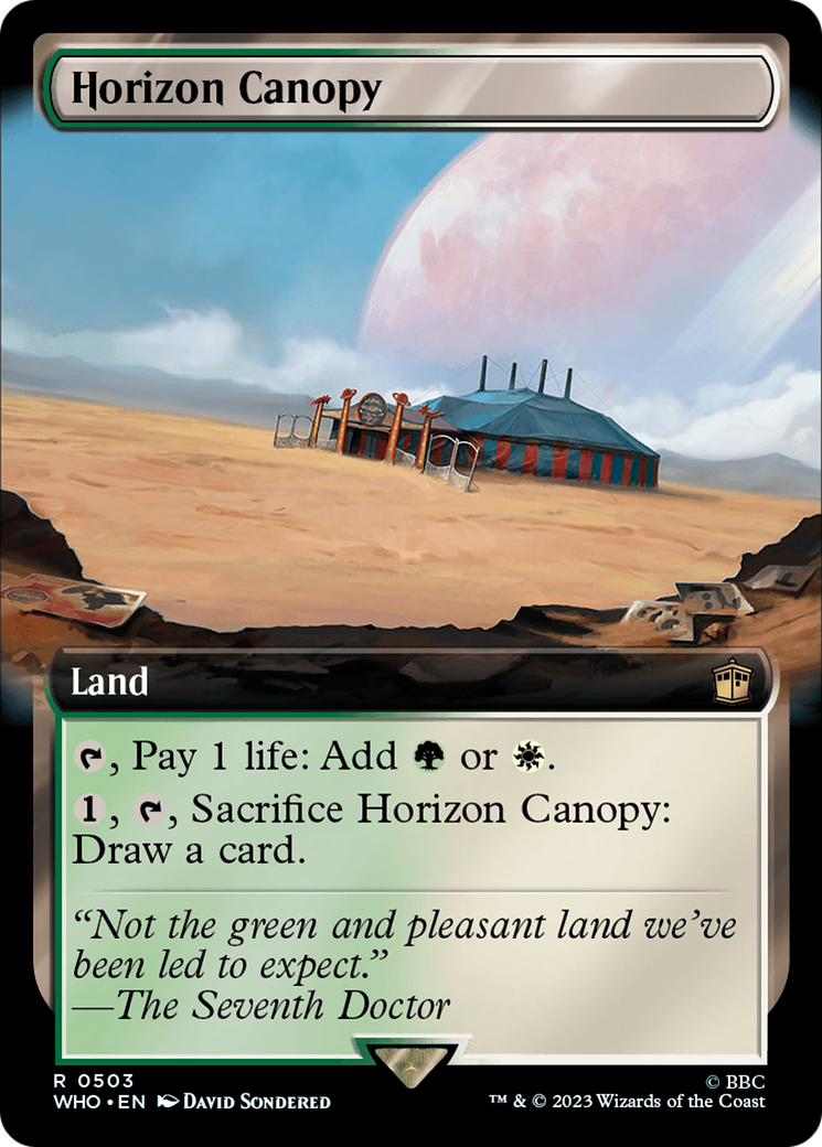 Horizon Canopy (Extended Art) [Doctor Who] | Eastridge Sports Cards & Games