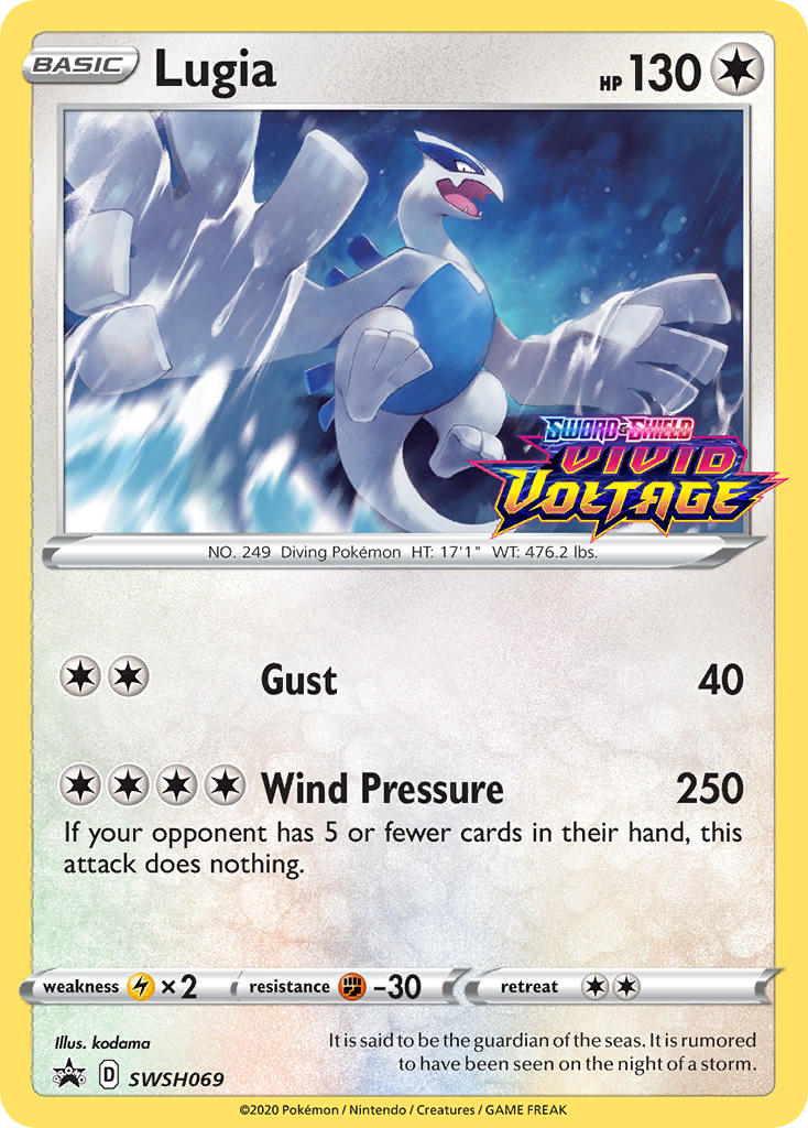 Lugia (SWSH069) (Prerelease Promo) [Sword & Shield: Black Star Promos] | Eastridge Sports Cards & Games