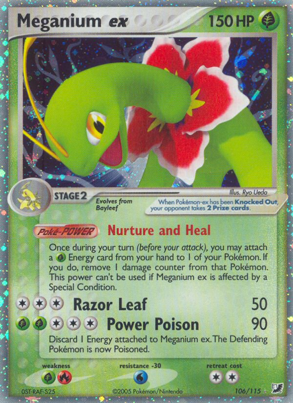 Meganium ex (106/115) [EX: Unseen Forces] | Eastridge Sports Cards & Games