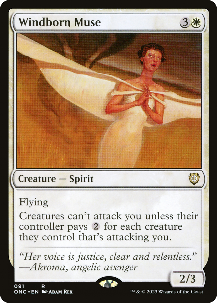 Windborn Muse [Phyrexia: All Will Be One Commander] | Eastridge Sports Cards & Games