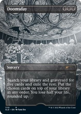 Doomsday (Borderless Etched Foil) [Secret Lair Drop Series] | Eastridge Sports Cards & Games