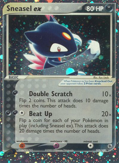 Sneasel ex (103/109) [EX: Ruby & Sapphire] | Eastridge Sports Cards & Games