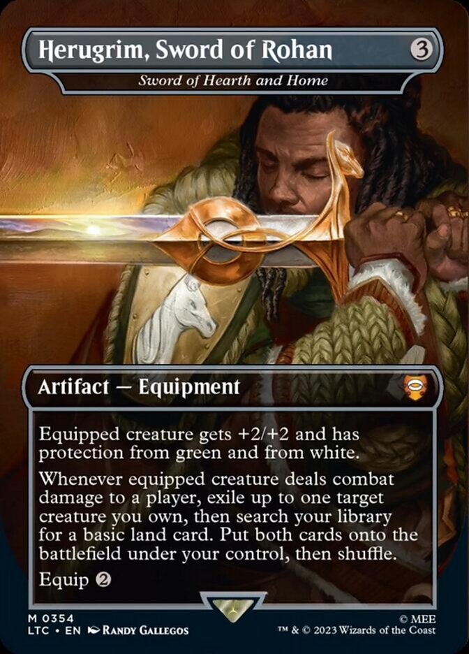 Herugrim, Sword of Rohan - Sword of Hearth and Home [The Lord of the Rings: Tales of Middle-Earth Commander] | Eastridge Sports Cards & Games