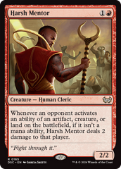 Harsh Mentor [Duskmourn: House of Horror Commander] | Eastridge Sports Cards & Games