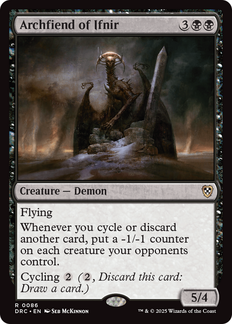 Archfiend of Ifnir [Aetherdrift Commander] | Eastridge Sports Cards & Games