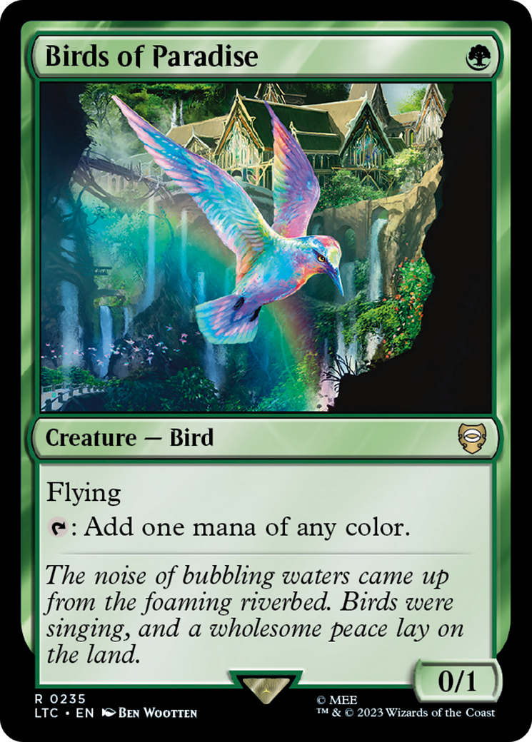 Birds of Paradise [The Lord of the Rings: Tales of Middle-Earth Commander] | Eastridge Sports Cards & Games