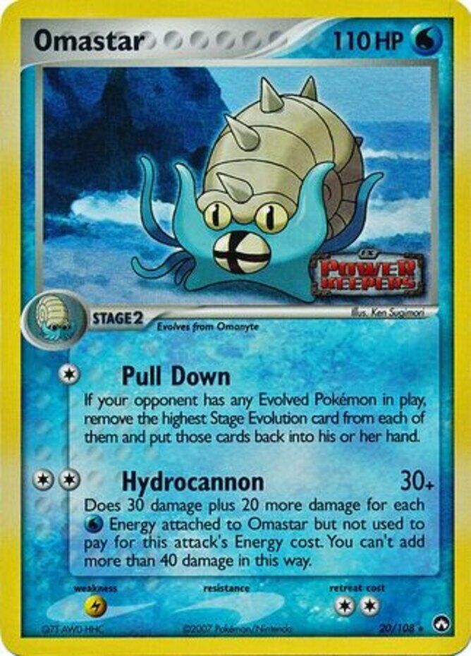Omastar (20/108) (Stamped) [EX: Power Keepers] | Eastridge Sports Cards & Games