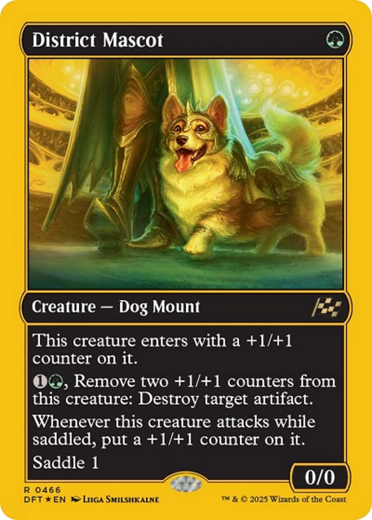 District Mascot (First-Place Foil) [Aetherdrift] | Eastridge Sports Cards & Games