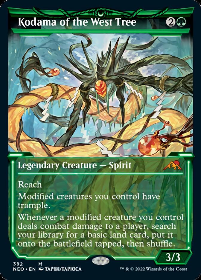 Kodama of the West Tree (Showcase Soft Glow) [Kamigawa: Neon Dynasty] | Eastridge Sports Cards & Games