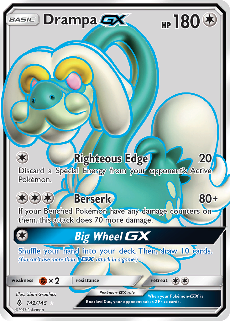 Drampa GX (142/145) [Sun & Moon: Guardians Rising] | Eastridge Sports Cards & Games