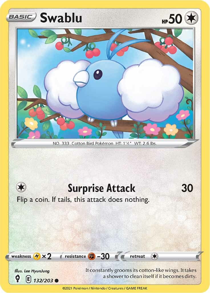 Swablu (132/203) [Sword & Shield: Evolving Skies] | Eastridge Sports Cards & Games