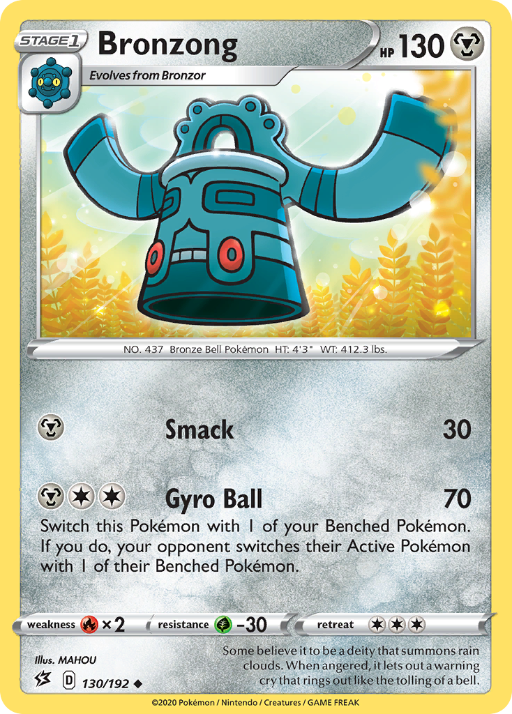 Bronzong (130/192) [Sword & Shield: Rebel Clash] | Eastridge Sports Cards & Games