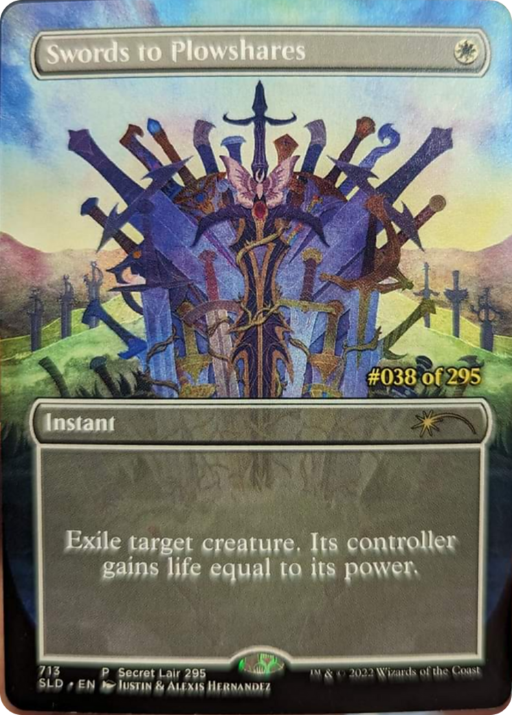 Swords to Plowshares (Serial Numbered) [Secret Lair Drop Series] | Eastridge Sports Cards & Games