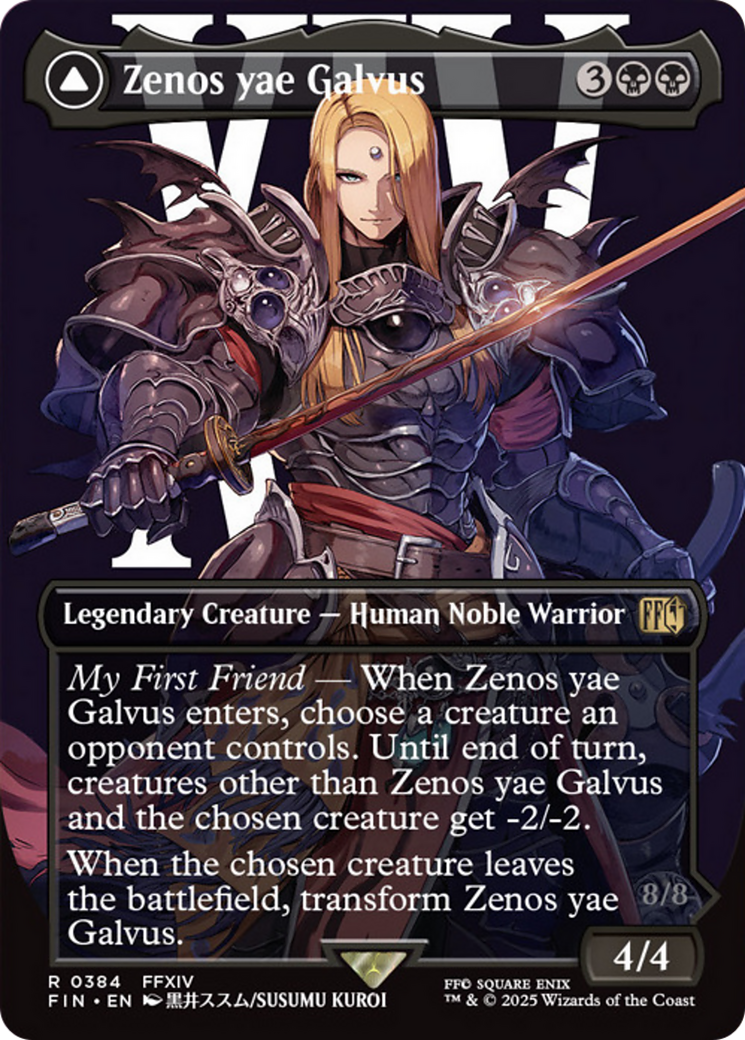 Zenos yae Galvus // Shinryu, Transcendent Rival (Borderless) [FINAL FANTASY] | Eastridge Sports Cards & Games