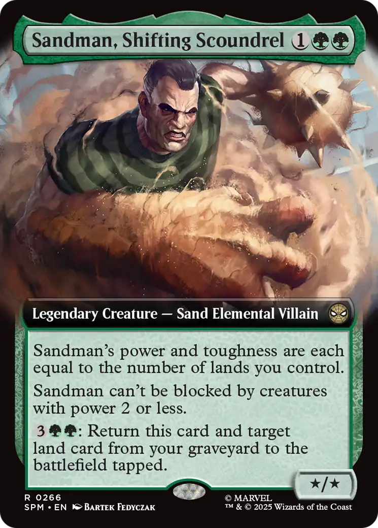 Sandman, Shifting Scoundrel (Extended Art) [Marvel's Spider-Man] | Eastridge Sports Cards & Games