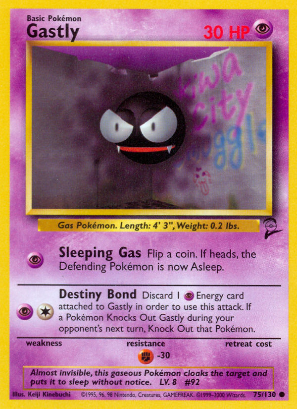 Gastly (75/130) [Base Set 2] | Eastridge Sports Cards & Games