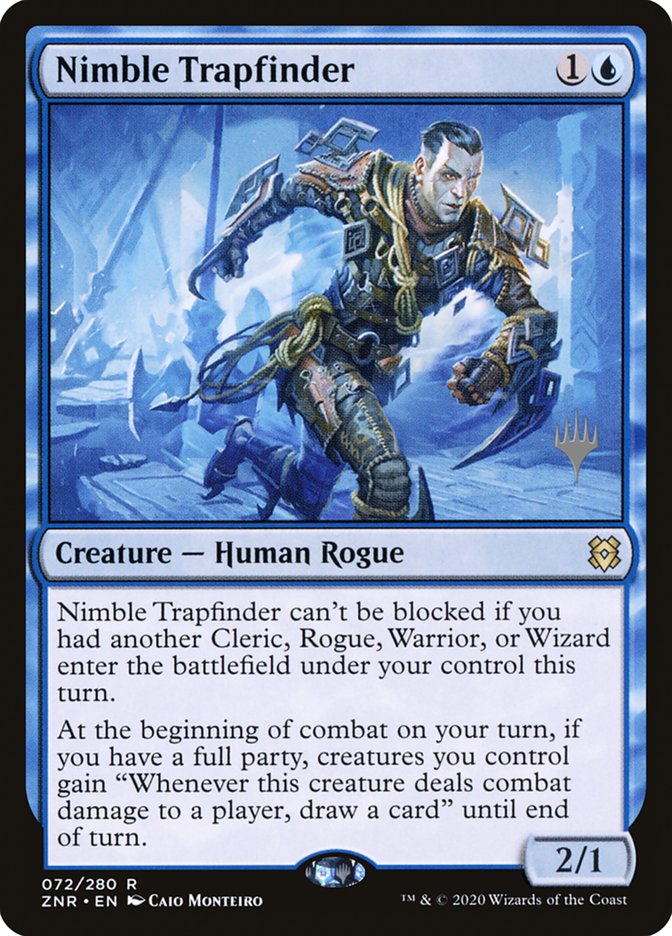 Nimble Trapfinder (Promo Pack) [Zendikar Rising Promos] | Eastridge Sports Cards & Games