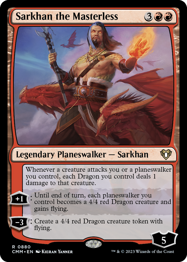 Sarkhan the Masterless [Commander Masters] | Eastridge Sports Cards & Games