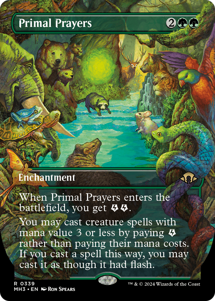Primal Prayers (Borderless) [Modern Horizons 3] | Eastridge Sports Cards & Games