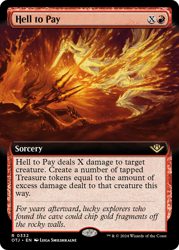 Hell to Pay (Extended Art) [Outlaws of Thunder Junction] | Eastridge Sports Cards & Games