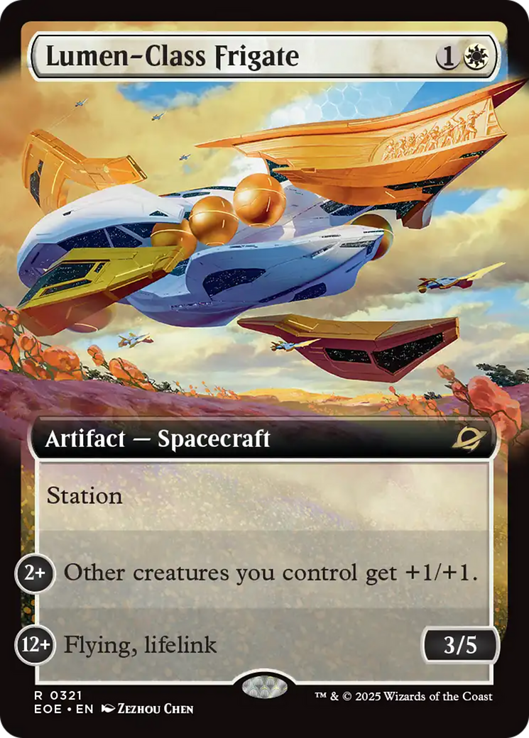 Lumen-Class Frigate (Extended Art) [Edge of Eternities] | Eastridge Sports Cards & Games