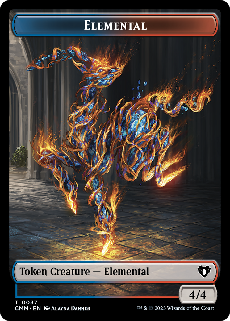 Elemental Token (37) [Commander Masters Tokens] | Eastridge Sports Cards & Games