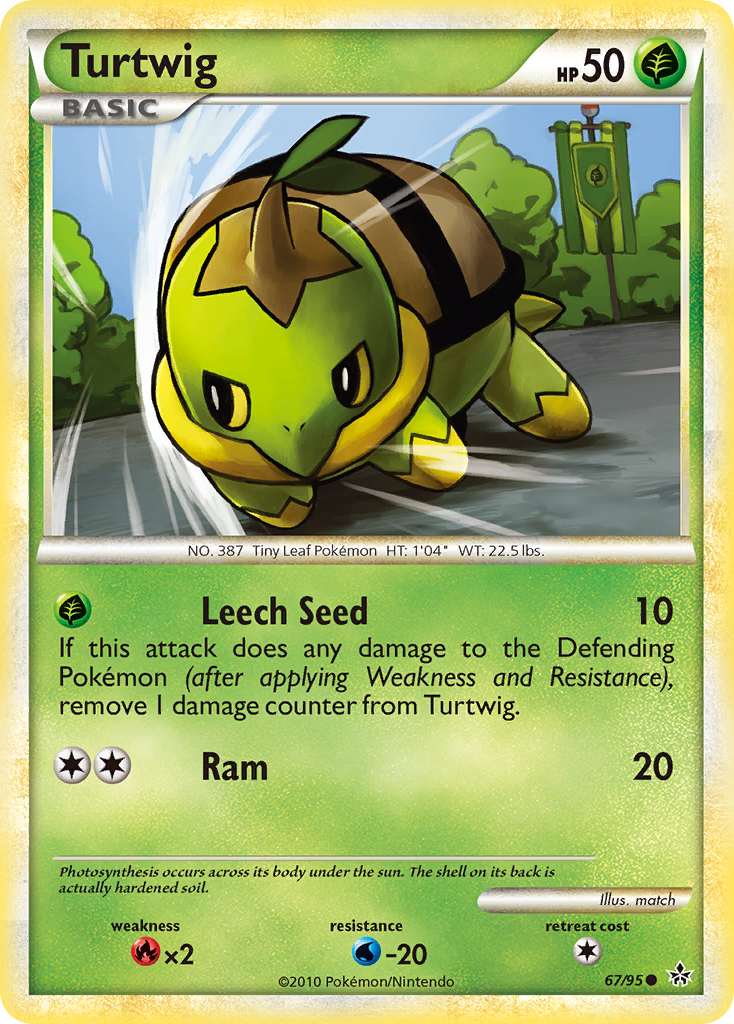 Turtwig (67/95) [HeartGold & SoulSilver: Unleashed] | Eastridge Sports Cards & Games