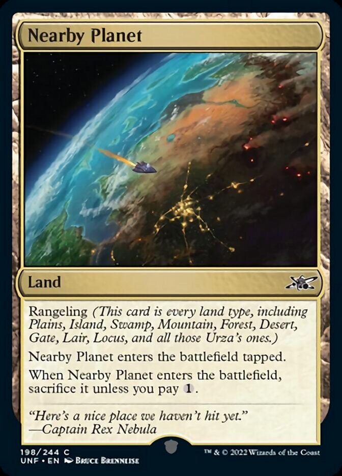 Nearby Planet [Unfinity] | Eastridge Sports Cards & Games