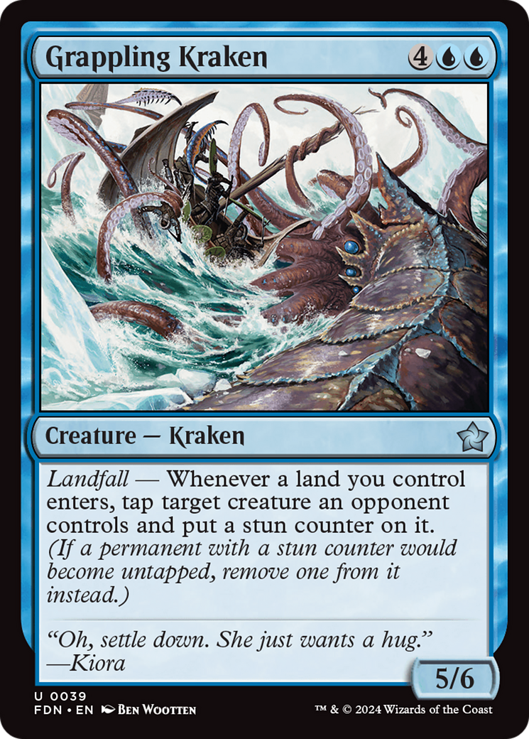 Grappling Kraken [Foundations] | Eastridge Sports Cards & Games