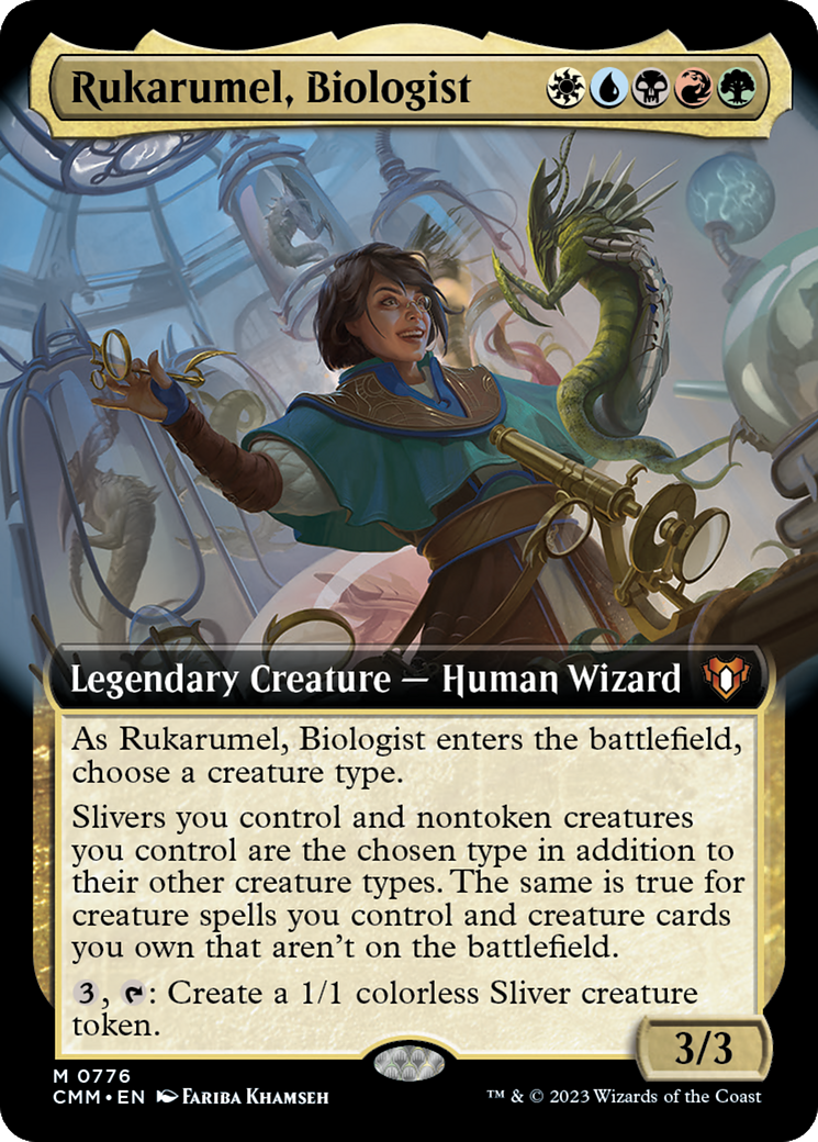 Rukarumel, Biologist (Extended Art) [Commander Masters] | Eastridge Sports Cards & Games