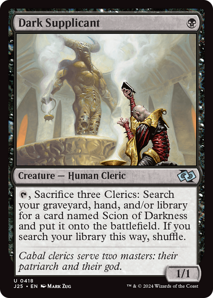 Dark Supplicant [Foundations Jumpstart] | Eastridge Sports Cards & Games
