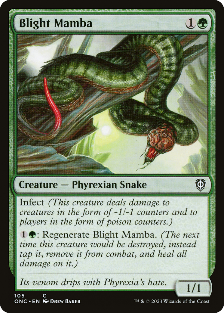 Blight Mamba [Phyrexia: All Will Be One Commander] | Eastridge Sports Cards & Games