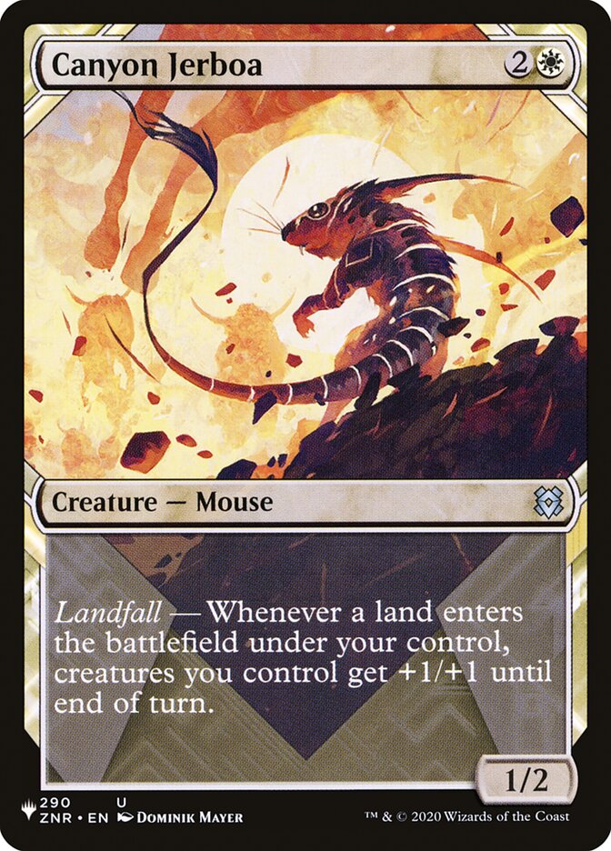 Canyon Jerboa (Showcase) [The List] | Eastridge Sports Cards & Games