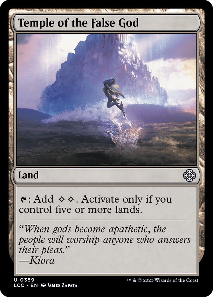 Temple of the False God [The Lost Caverns of Ixalan Commander] | Eastridge Sports Cards & Games