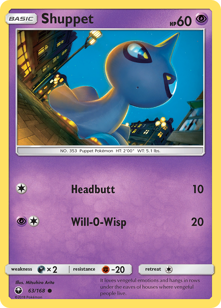 Shuppet (63/168) [Sun & Moon: Celestial Storm] | Eastridge Sports Cards & Games