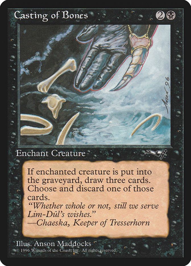 Casting of Bones (Claw Art) [Alliances] | Eastridge Sports Cards & Games