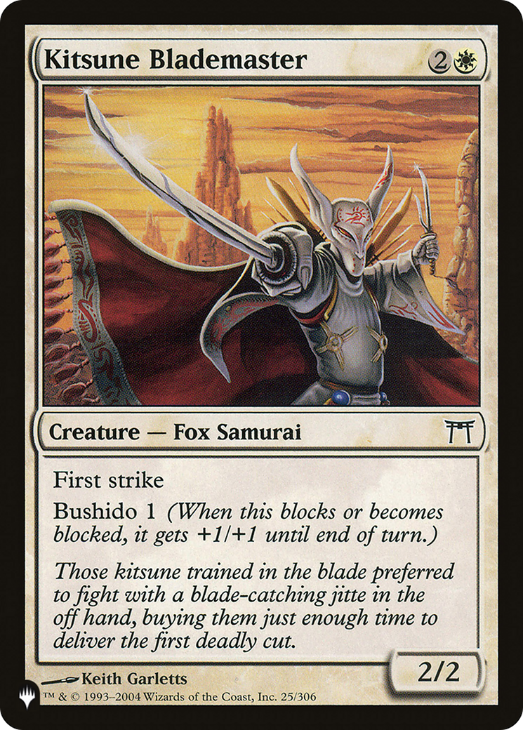 Kitsune Blademaster [The List] | Eastridge Sports Cards & Games