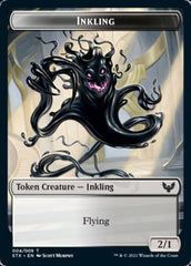 Inkling // Treasure Double-Sided Token [Strixhaven: School of Mages Tokens] | Eastridge Sports Cards & Games