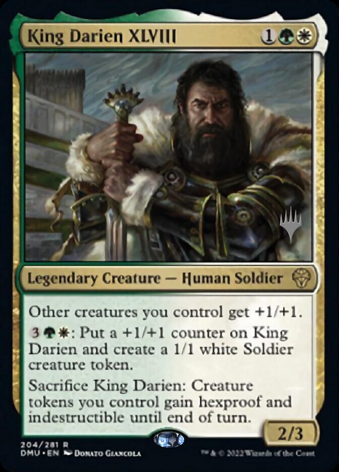 King Darien XLVIII (Promo Pack) [Dominaria United Promos] | Eastridge Sports Cards & Games