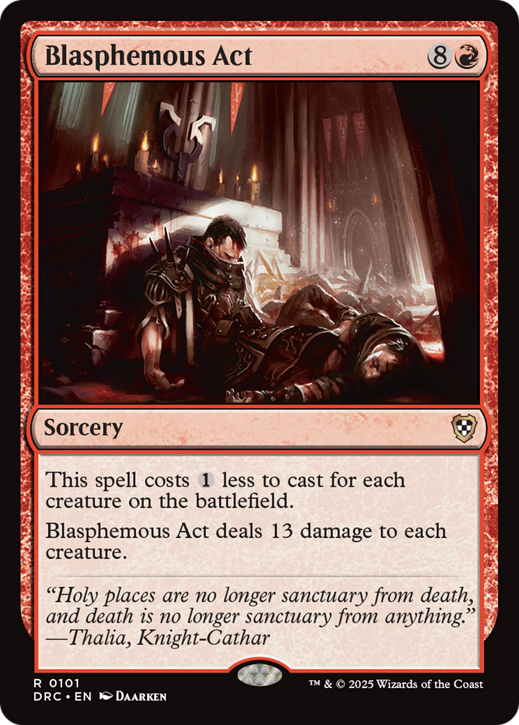 Blasphemous Act [Aetherdrift Commander] | Eastridge Sports Cards & Games