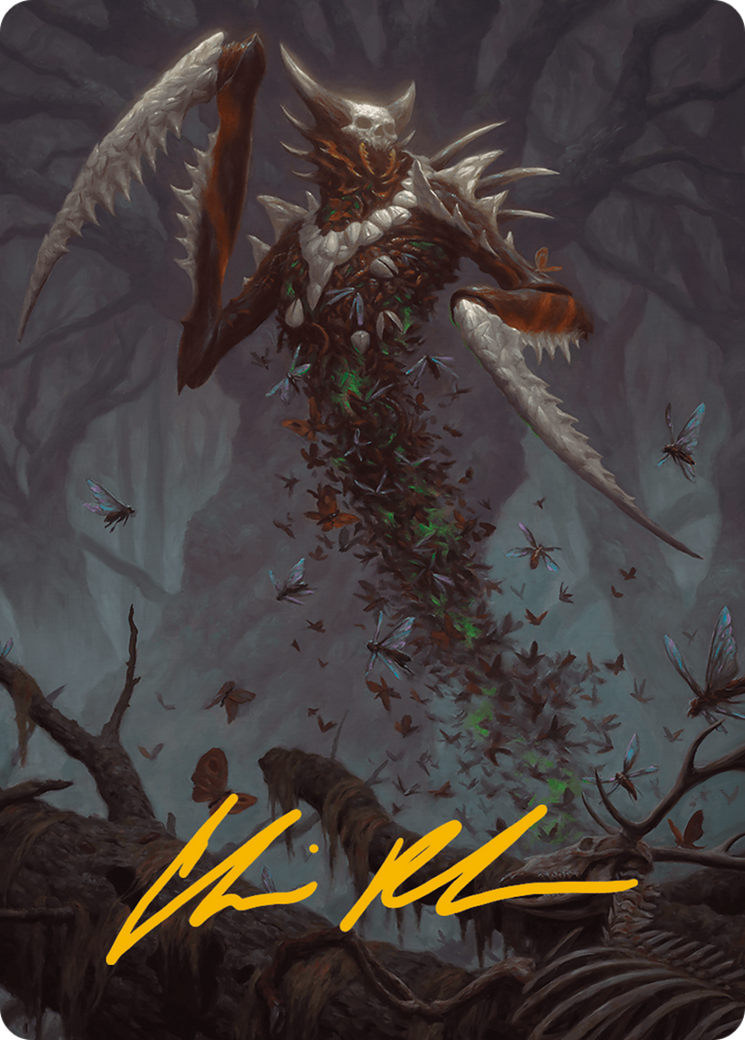 Grist, the Plague Swarm Art Card (Gold-Stamped Signature) [Modern Horizons 3 Art Series] | Eastridge Sports Cards & Games